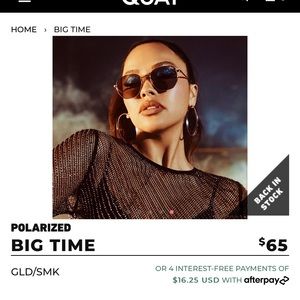 Quay Australia Sunglasses Big Time